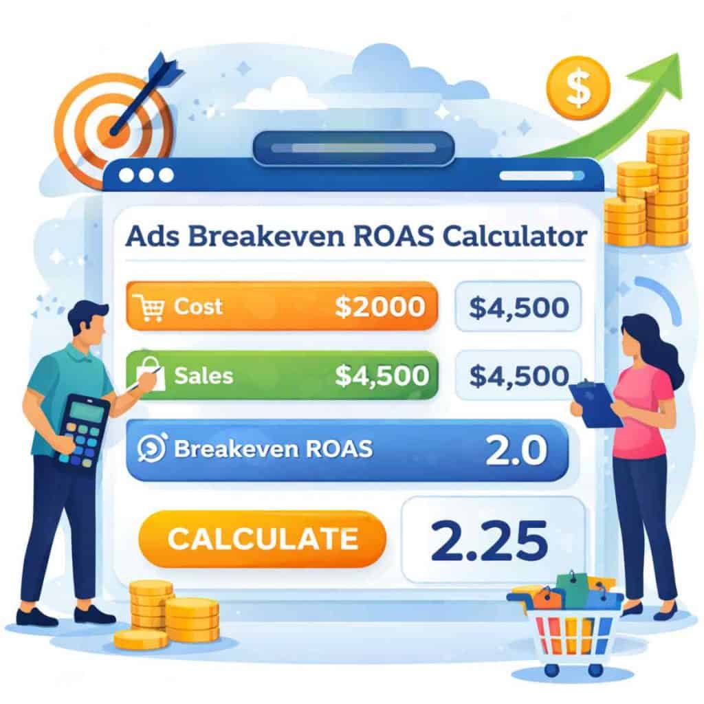 Google Ads Breakeven ROAS Calculator